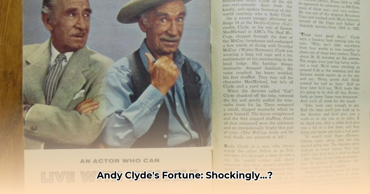 andy clyde net worth